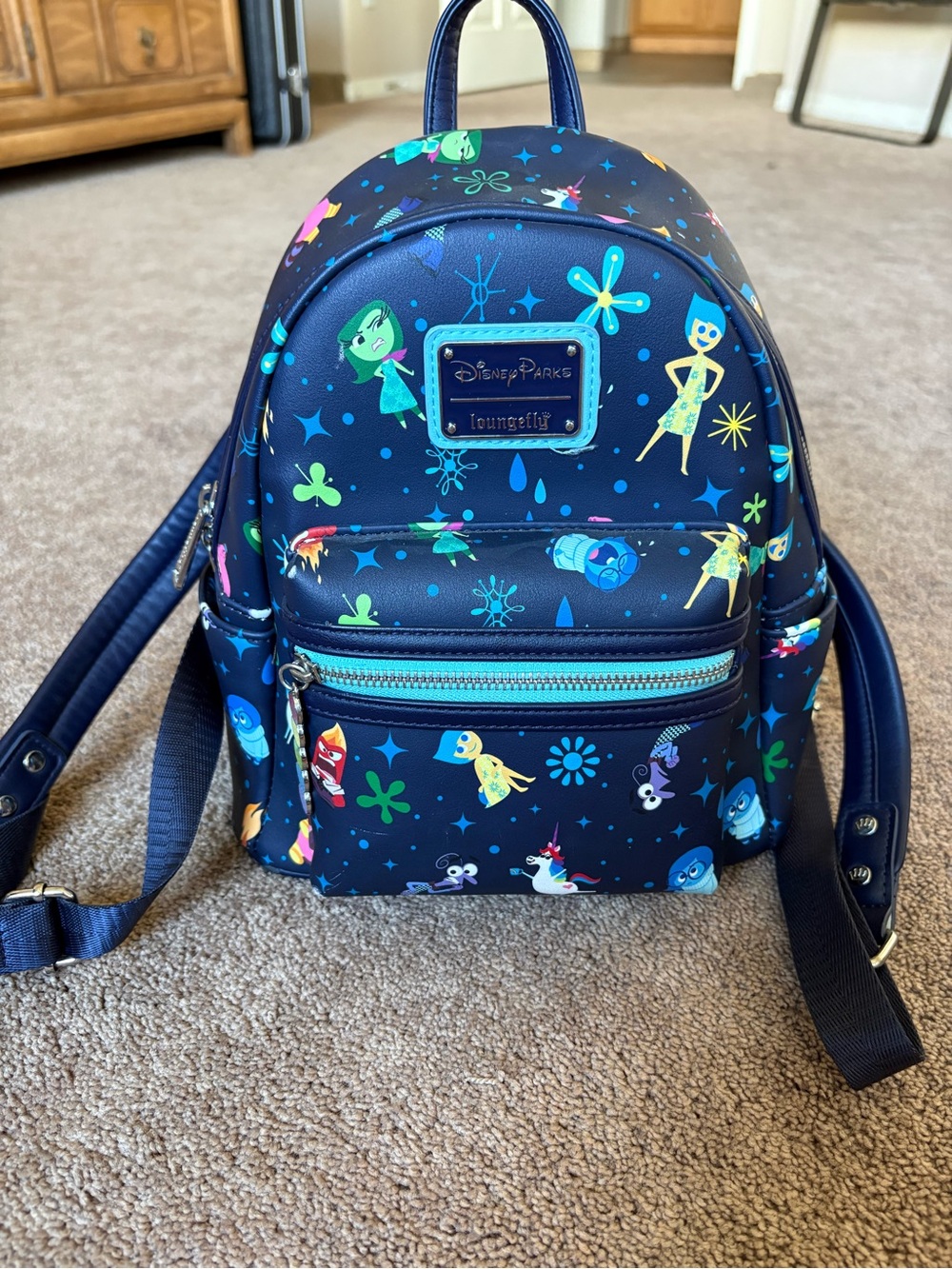 Disney Parks Loungefly Original Inside Out Mini Backpack